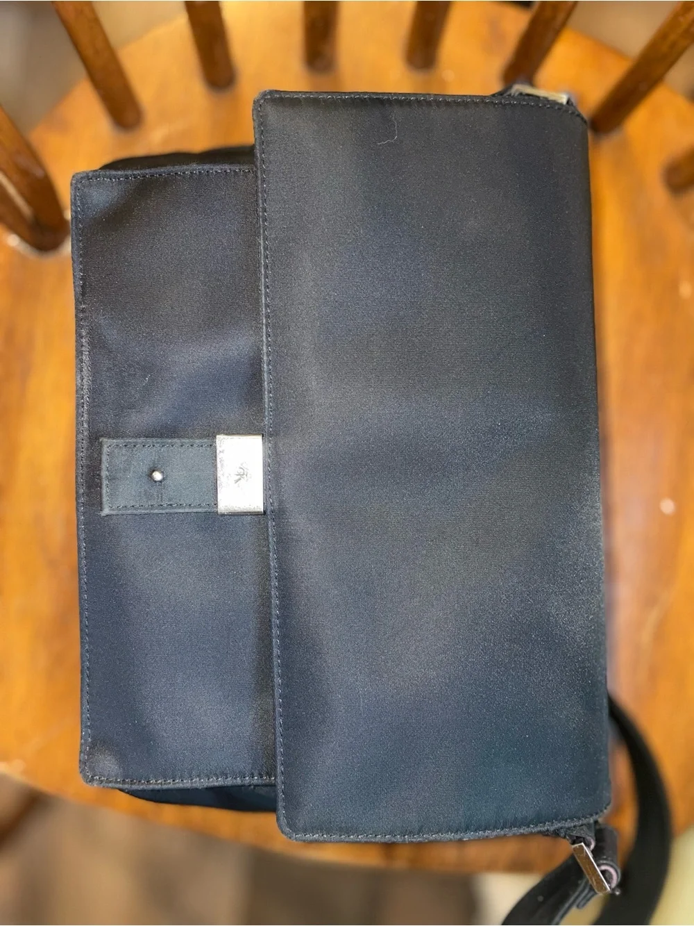 Black Men's Crossbody Bag - Classic Everyday Organizer
